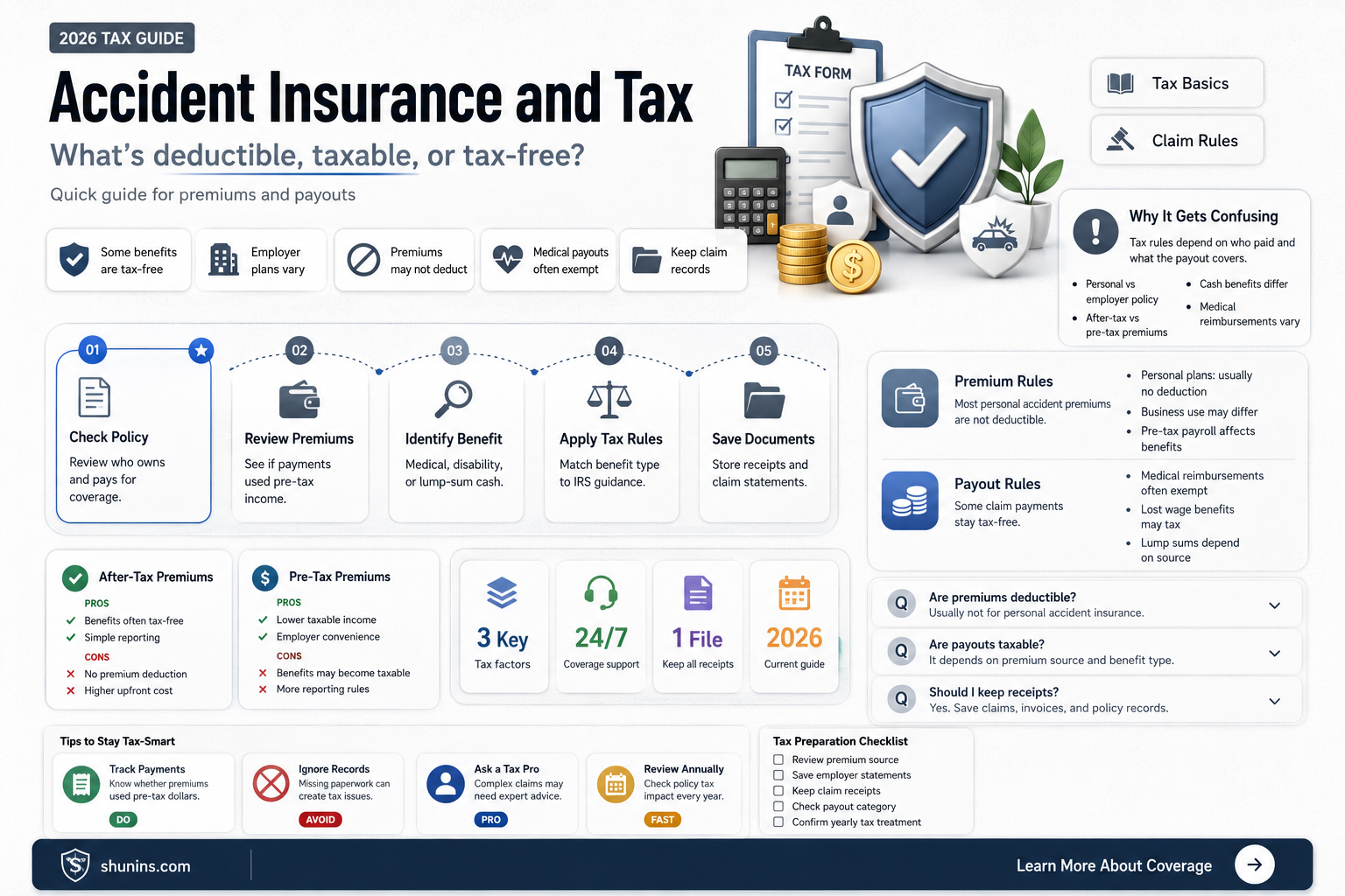 are accident insurance proceeds taxable