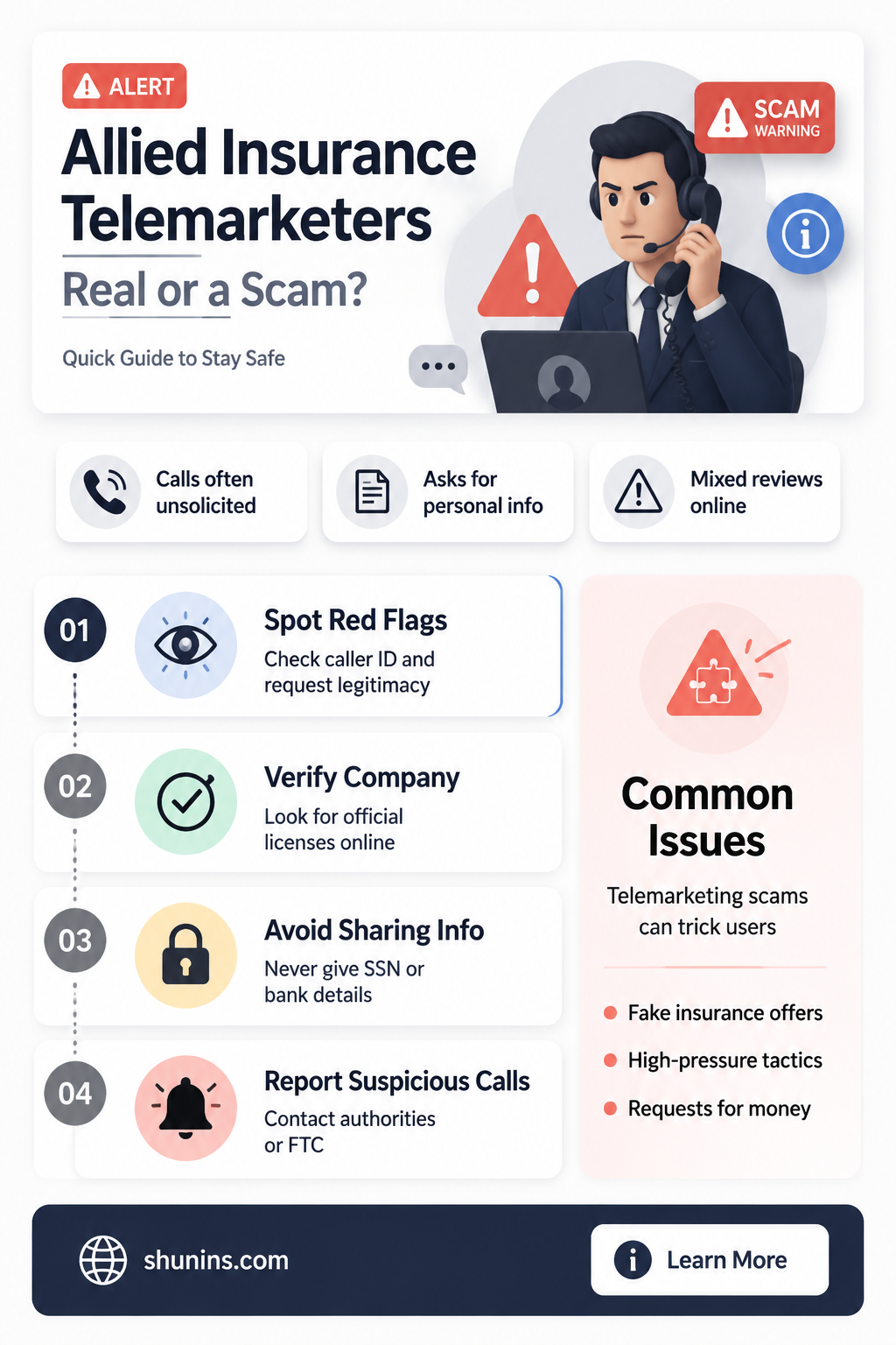 are allied insurance telemarketers real