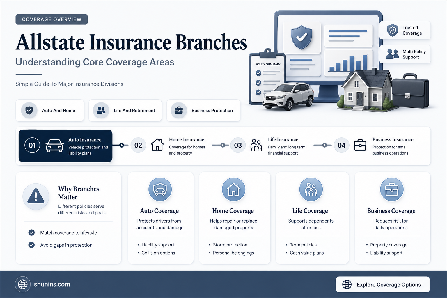 are different allstate insurance branches