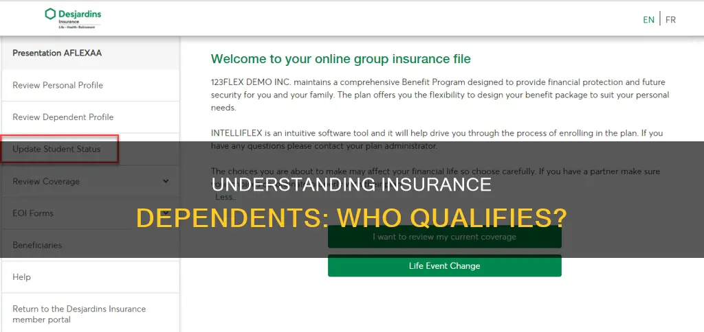 am I considered an dependent insurance