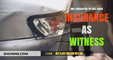 Insurance Witness: Do I Need to Call Back?