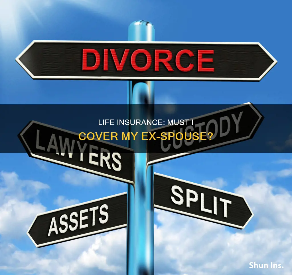 am I required to have life insurance for my ex-spouse