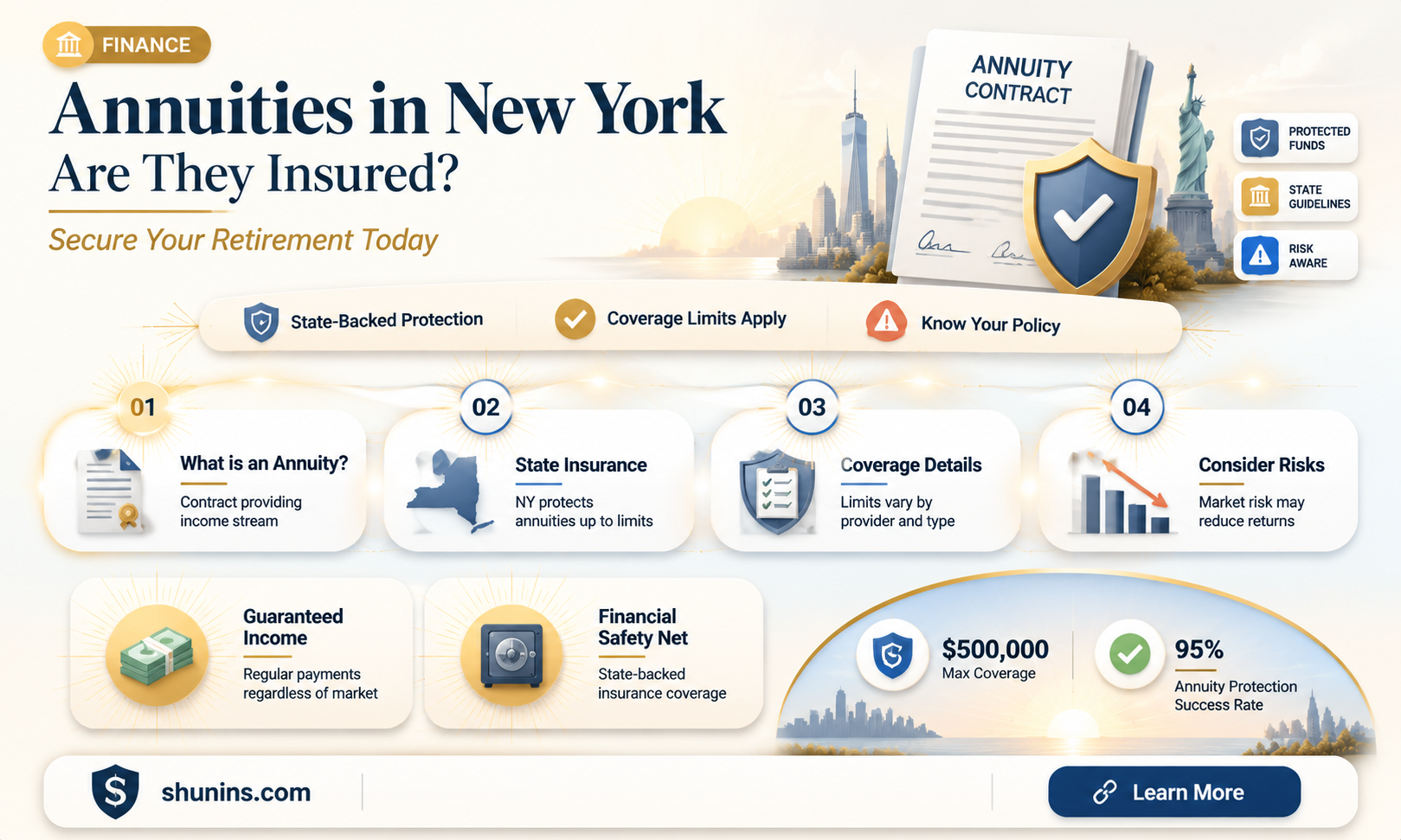 are annuities insured in ny