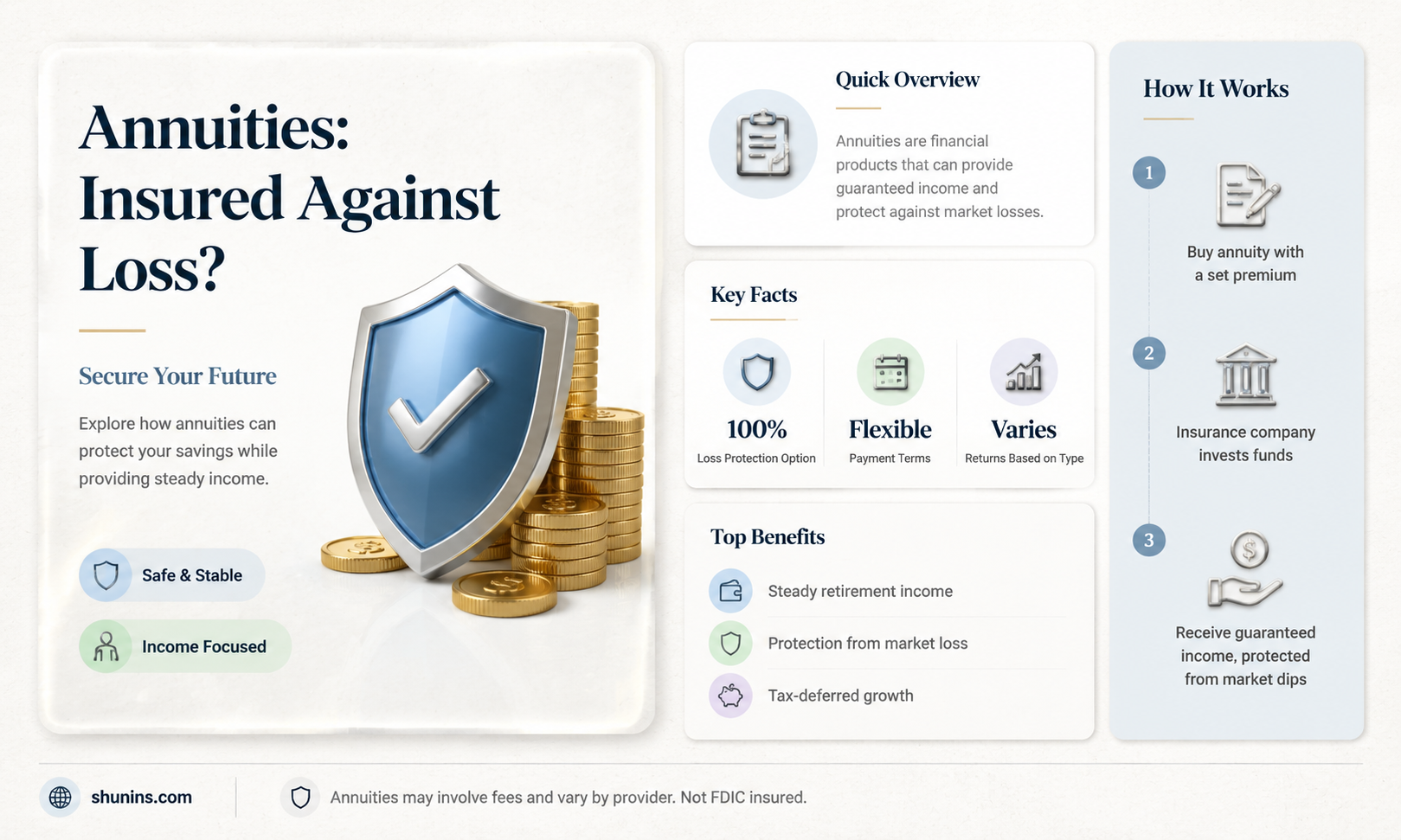 are annuities insured against loss