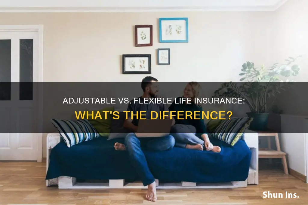 are adjustable life insurance and flexible life insurance same