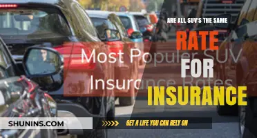 Suv Insurance: Are Rates Really Universal?