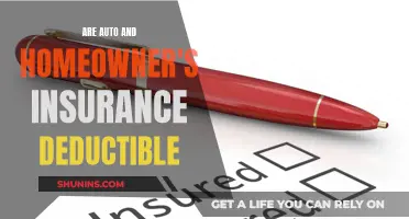 Combining Auto and Homeowner's Insurance Deductibles