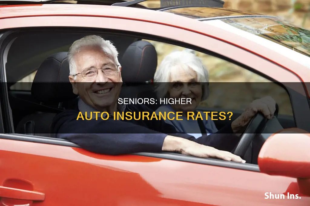 are auto insurance rates higher for seniors