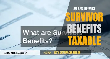 Auto Insurance Survivor Benefits: Taxable?