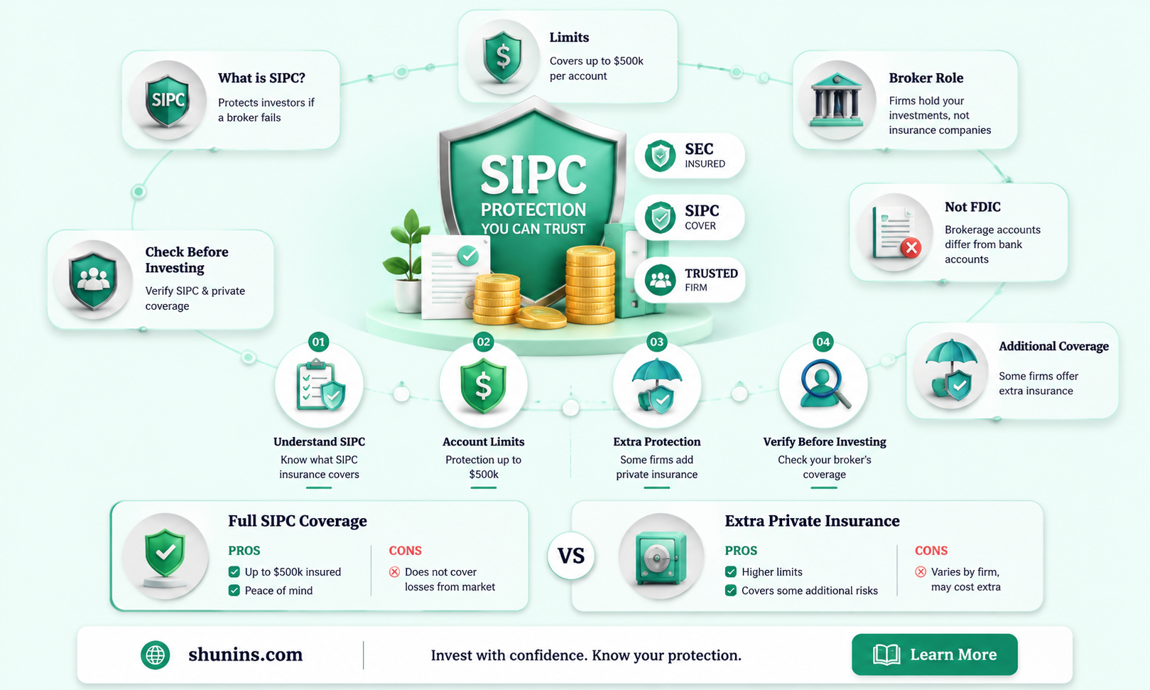 are brokerage firms insured