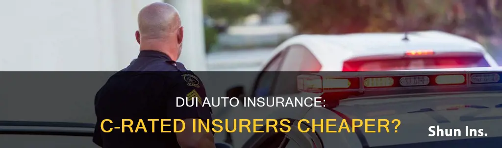 are c rated auto insurers cheap for dui