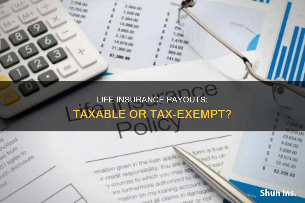 are cancelled life insurance proceeds taxable