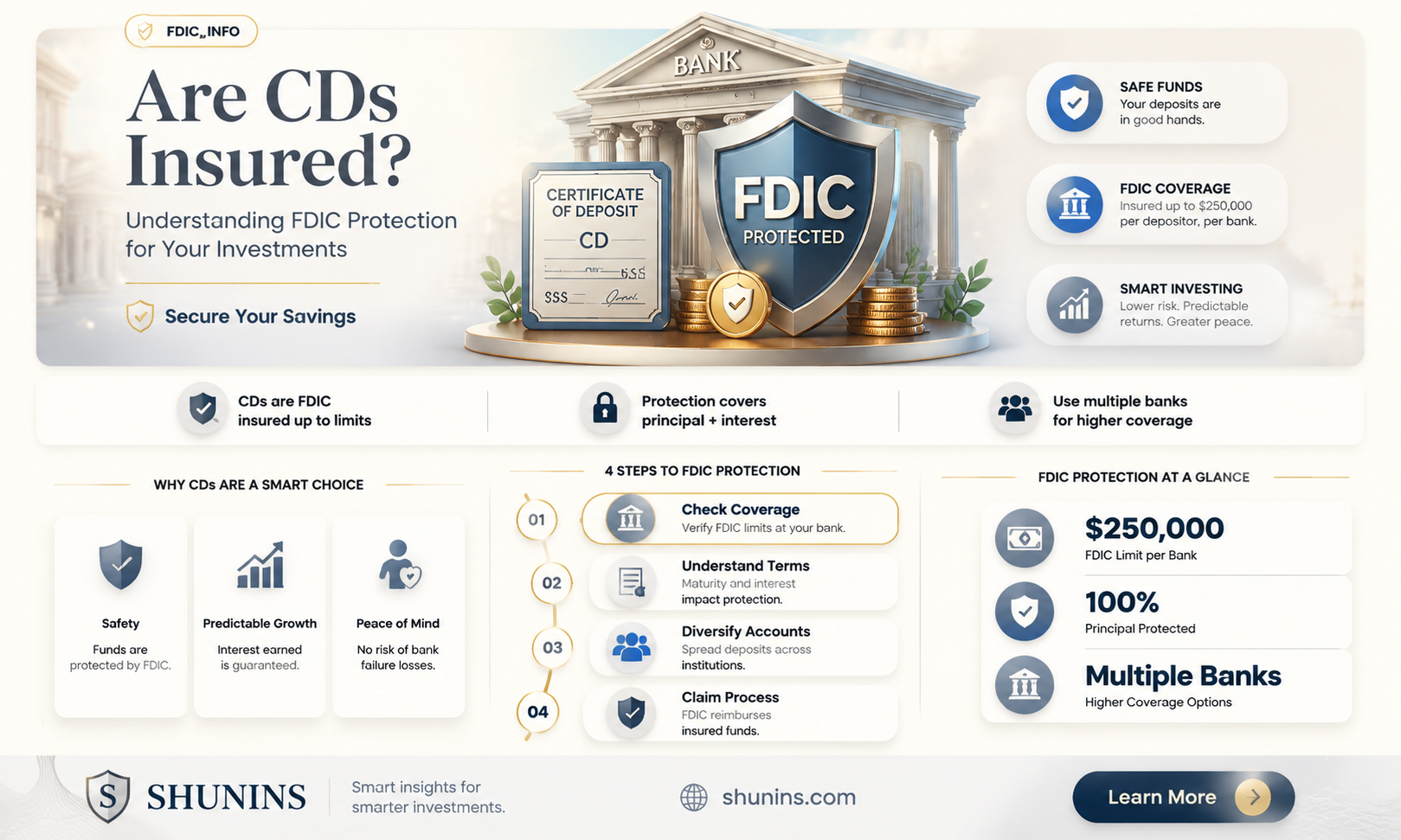 are cds insured
