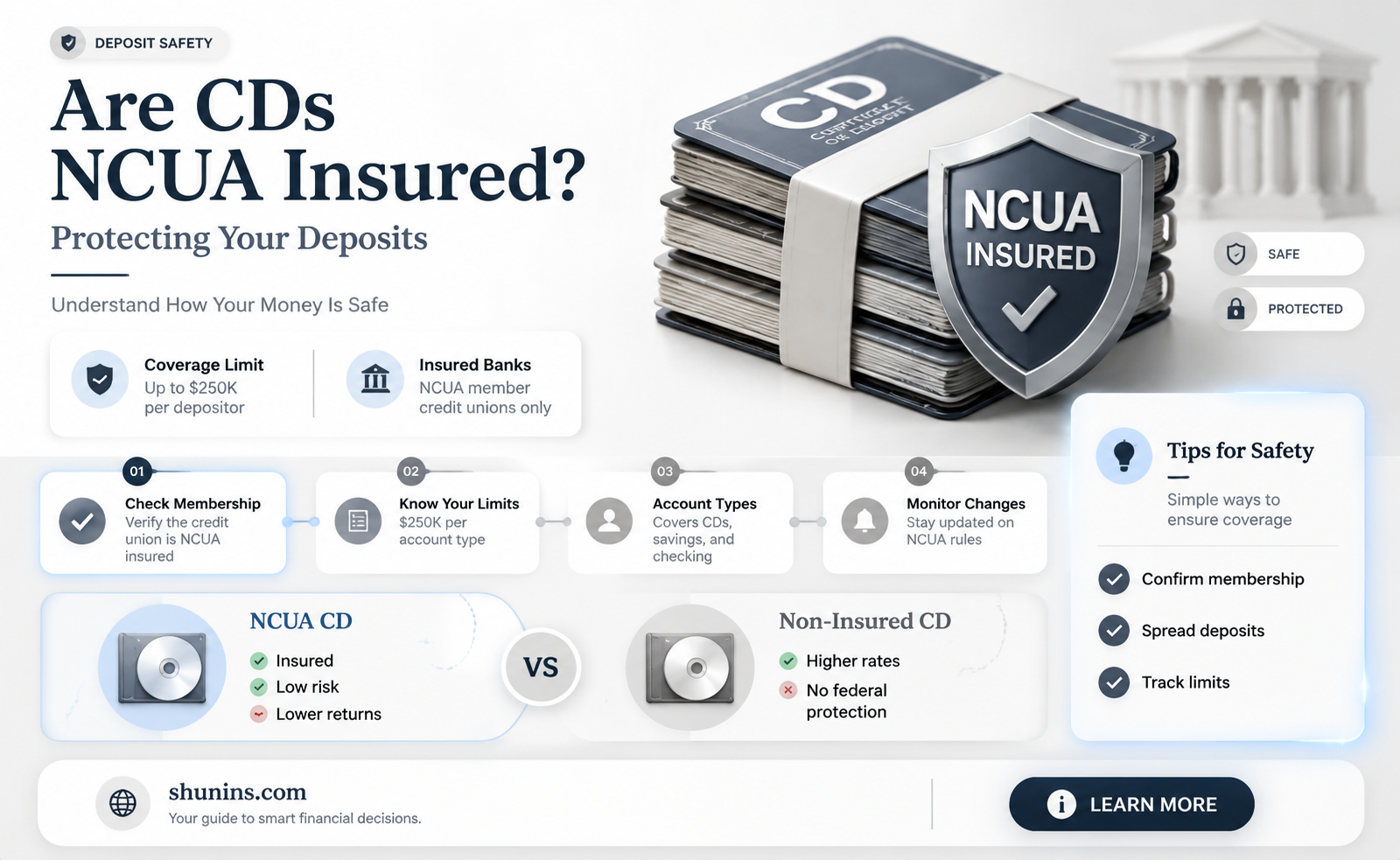 are cds ncua insured