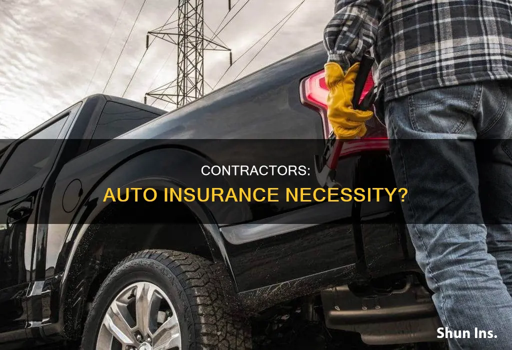 are contractors required to have auto insurance