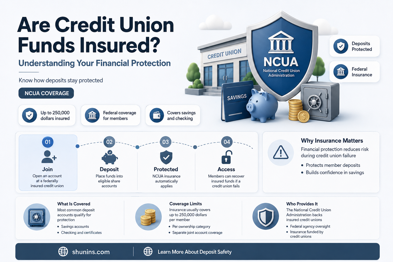 are credit union funds insured