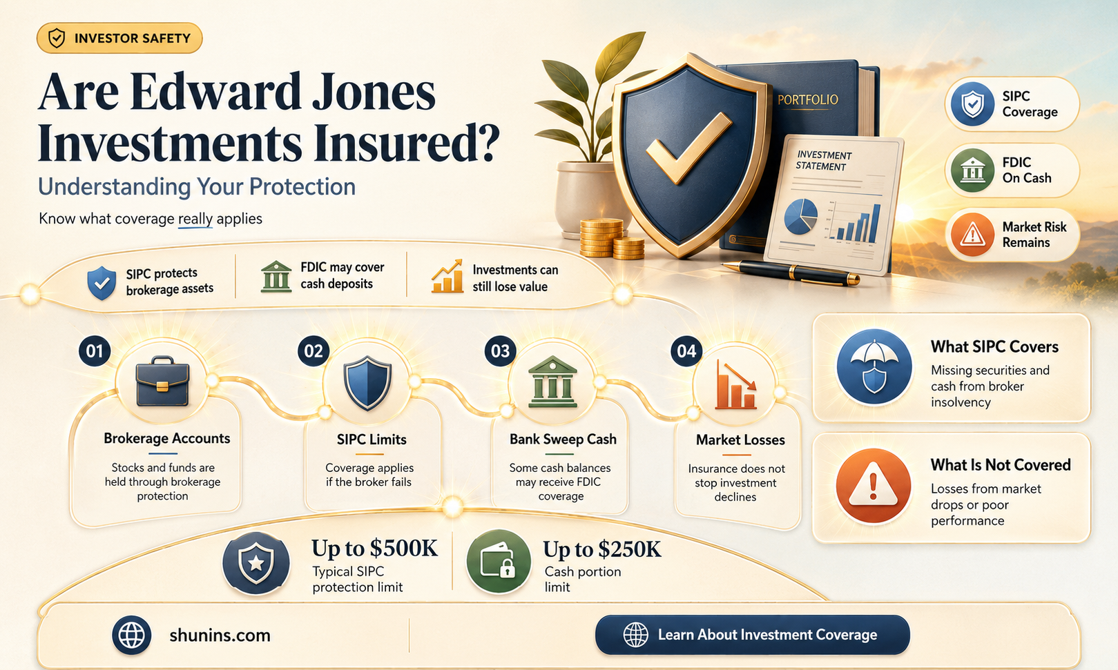 are edward jones investments insured