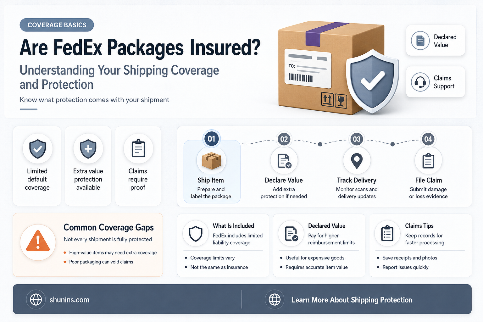are fedex packages insured