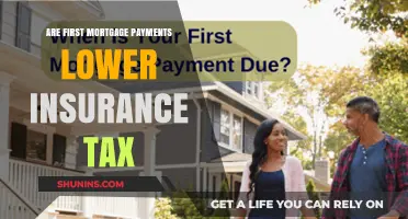 Mortgage Payment Plans: Insurance, Tax, and First Payments