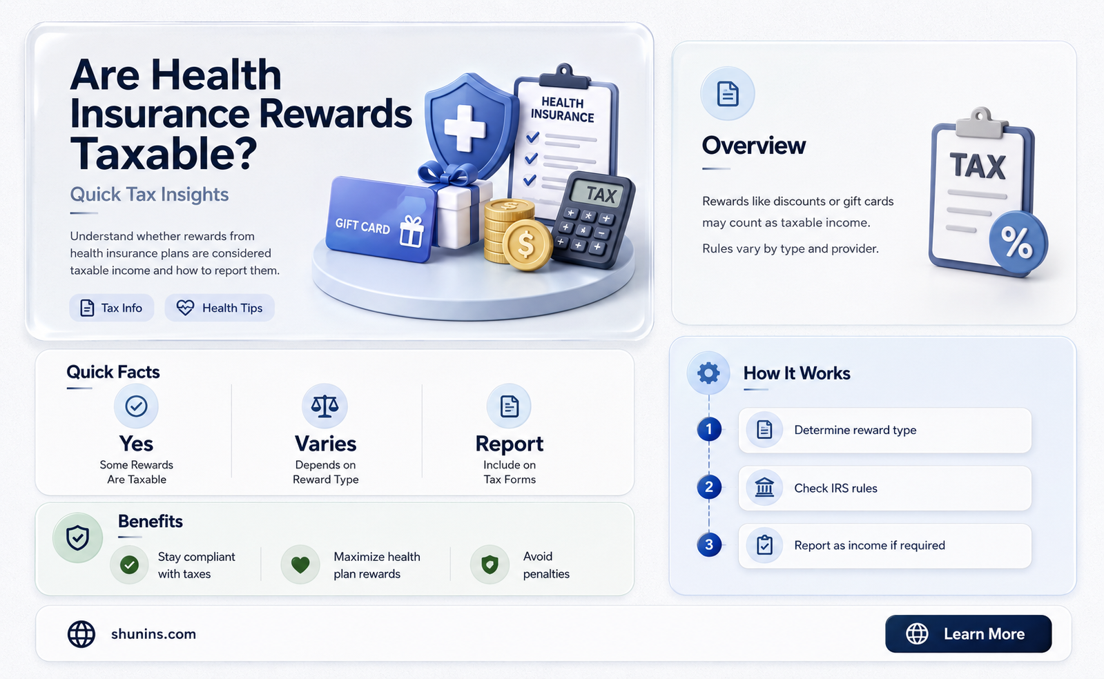 are health insurance rewards taxable