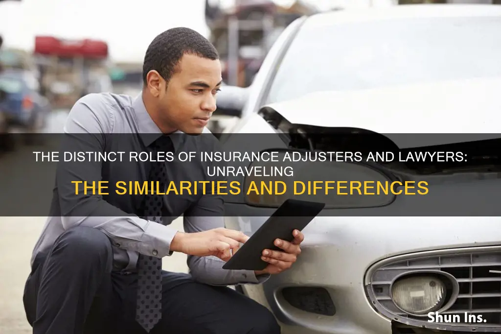 are insurance adjusters lawyers