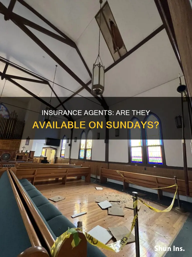 are insurance agents open on sunday