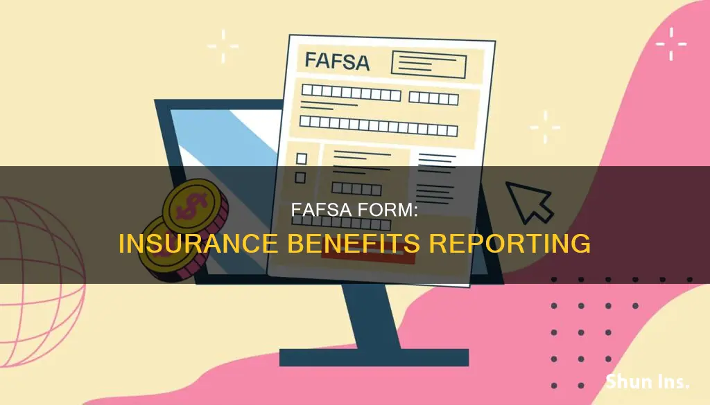 are insurance benefits to be reported on the fafsa form