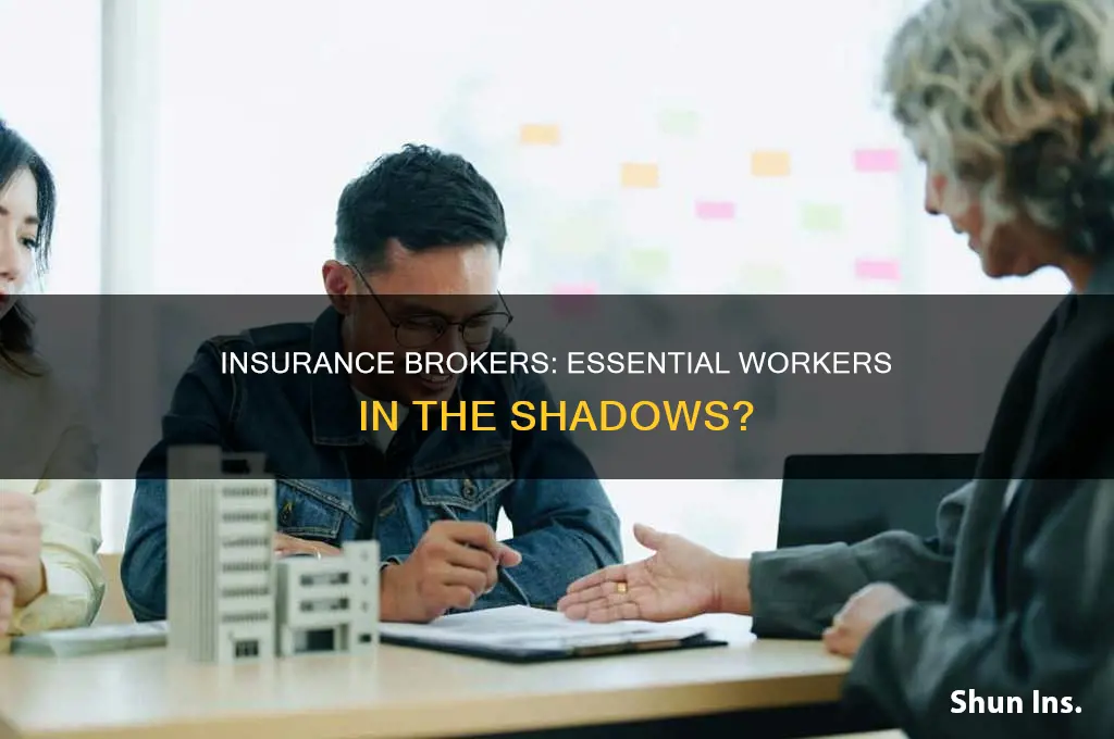are insurance brokers essential workers