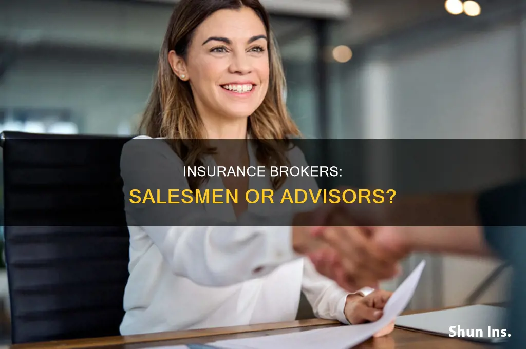 are insurance brokers salesmen
