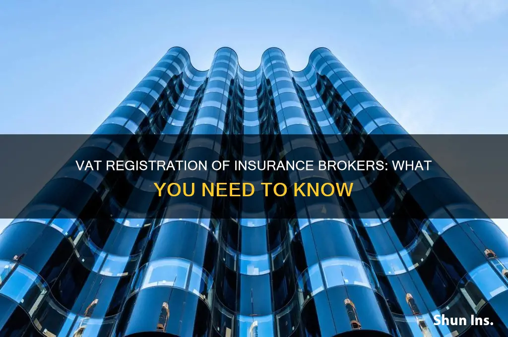 are insurance brokers vat registered