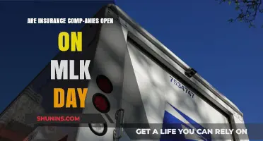 MLK Day: Are Insurance Companies Open or Closed?
