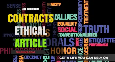 Ethics of Insurance Contracts: A Moral Dilemma