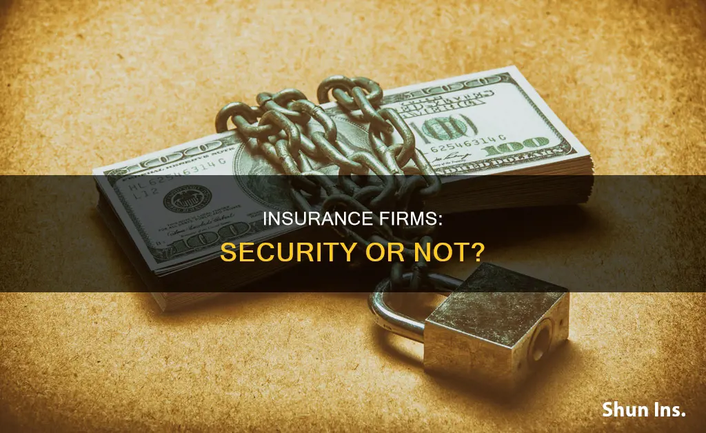 are insurance firms considered to be securities firms