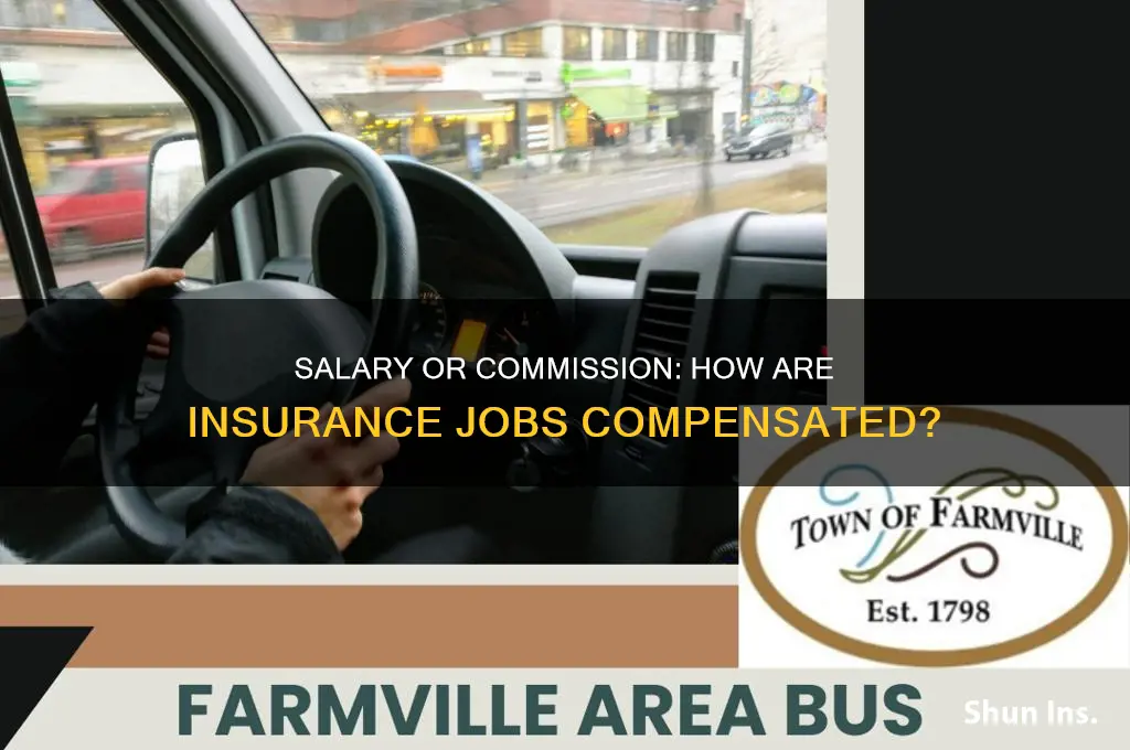 are insurance jobs salaried or commission
