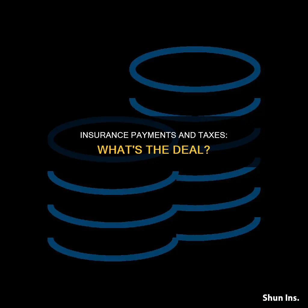 are insurance payments for loss of income taxable