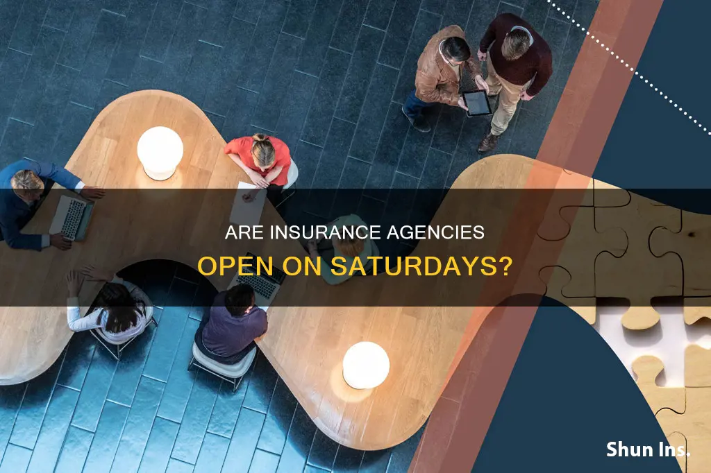 are insurance places open on saturday