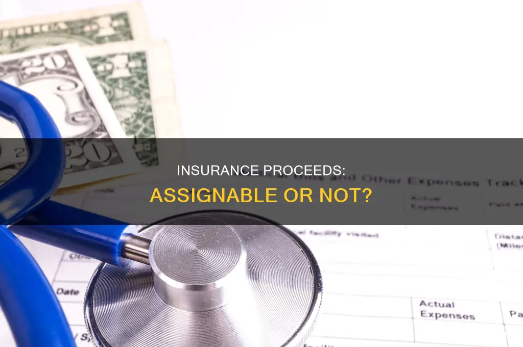 are insurance proceeds assignable