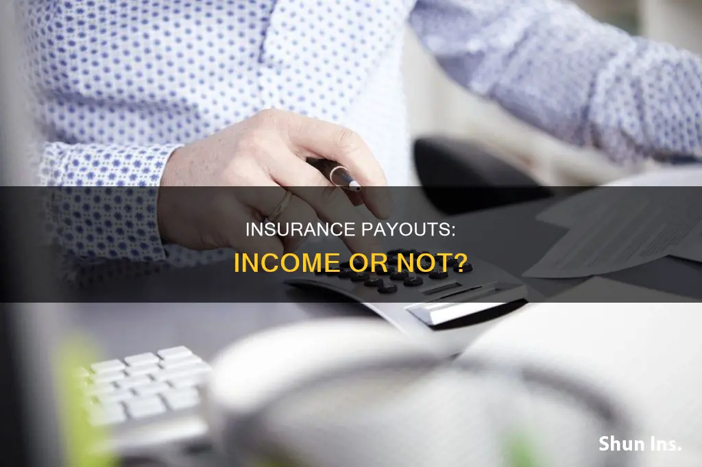 are insurance proceeds considered income