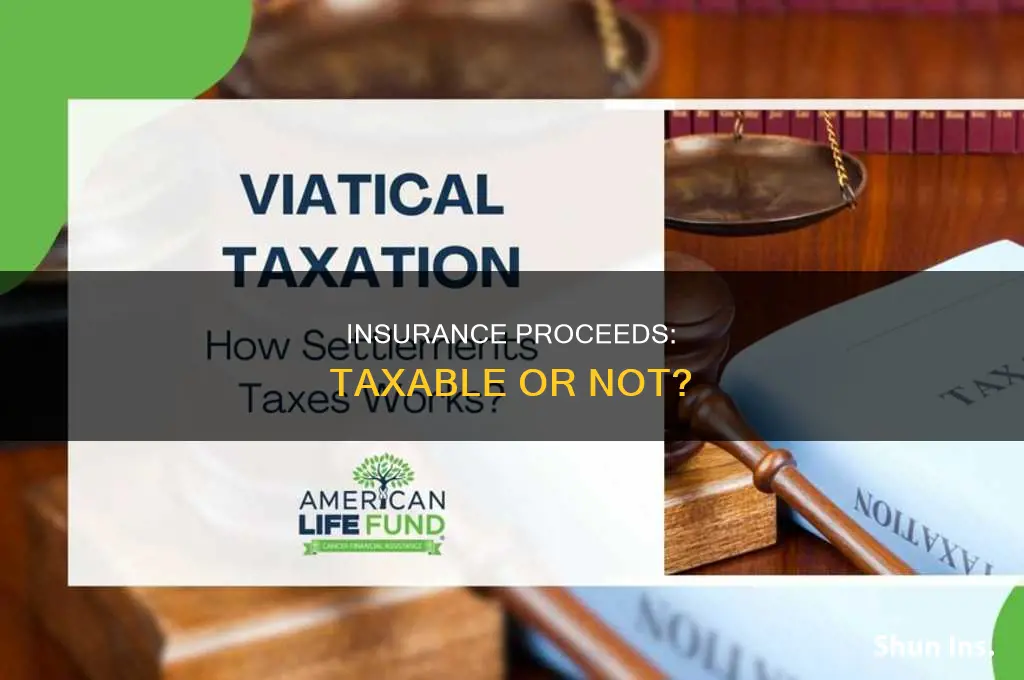are insurance proceeds ever income taxable