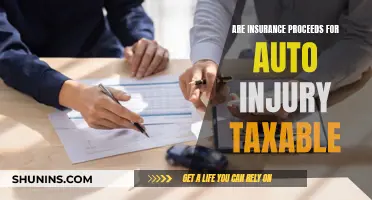 Auto Injury Insurance Proceeds: Taxable?