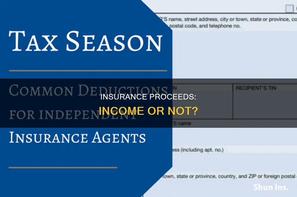 are insurance proceeds income