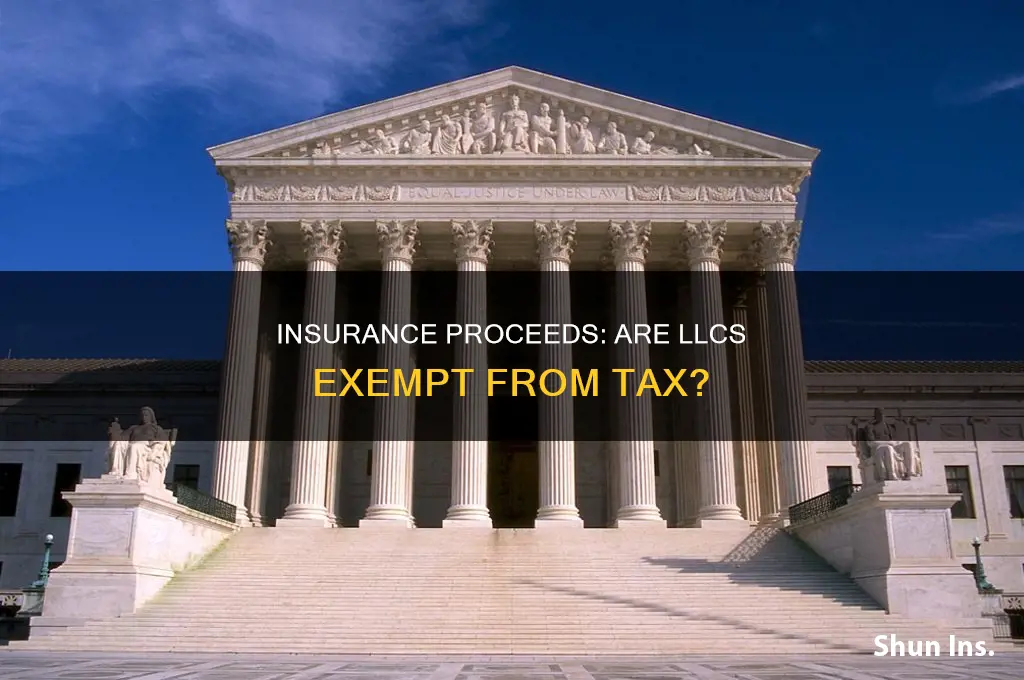 are insurance proceeds taxable to llc