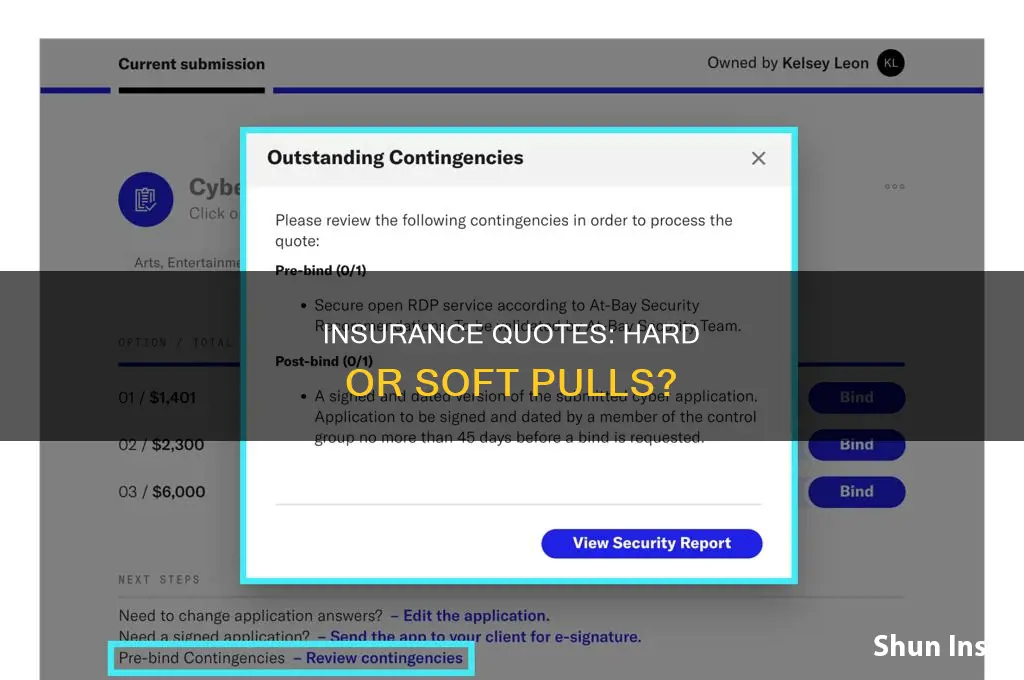 are insurance quotes hard or soft pulls