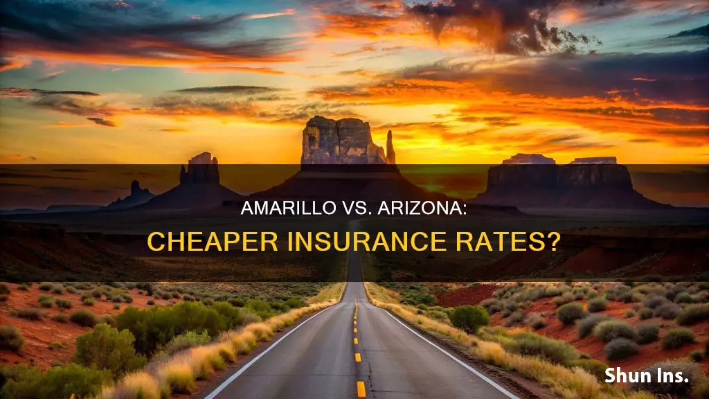 are insurance rates cheaper in amarillo than in az
