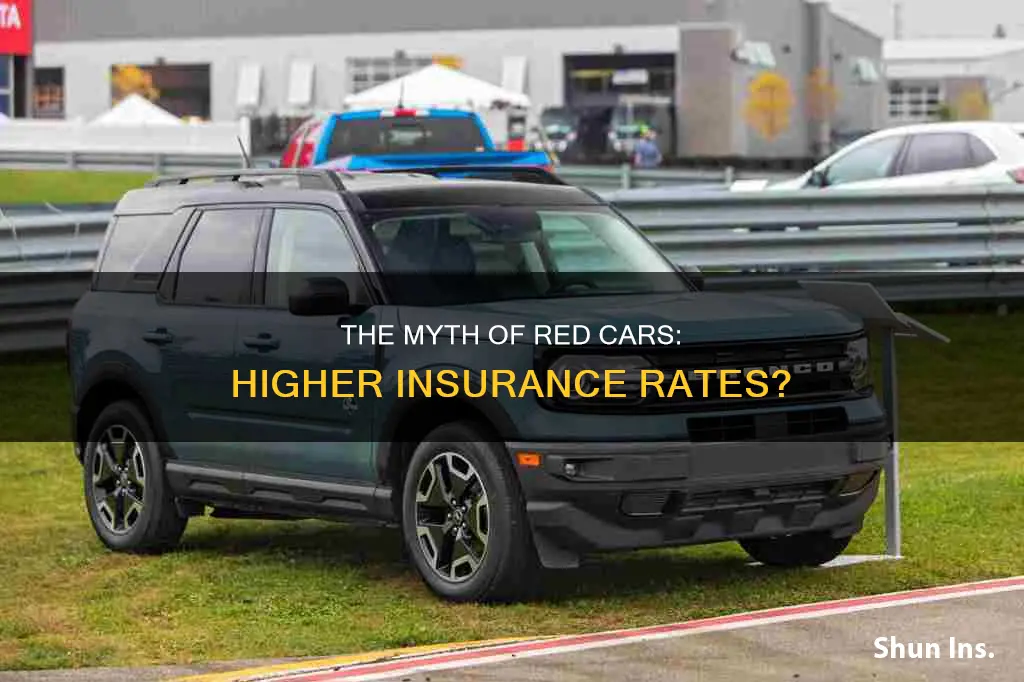 are insurance rates higher on red vehicles