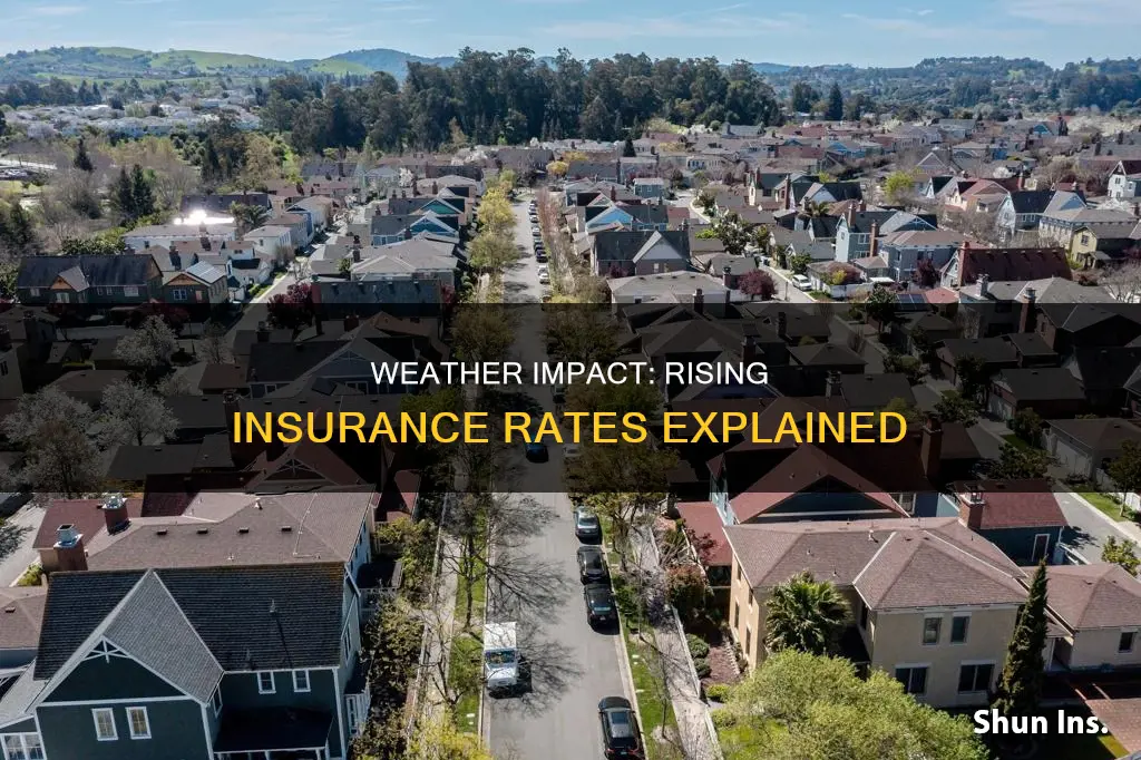 are insurance rates up because of weather