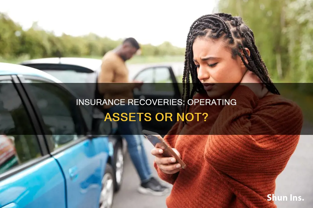 are insurance recoveries operating assets