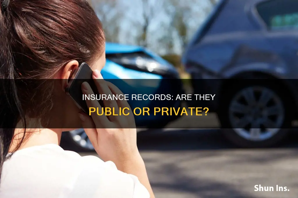 are insurance recrods public