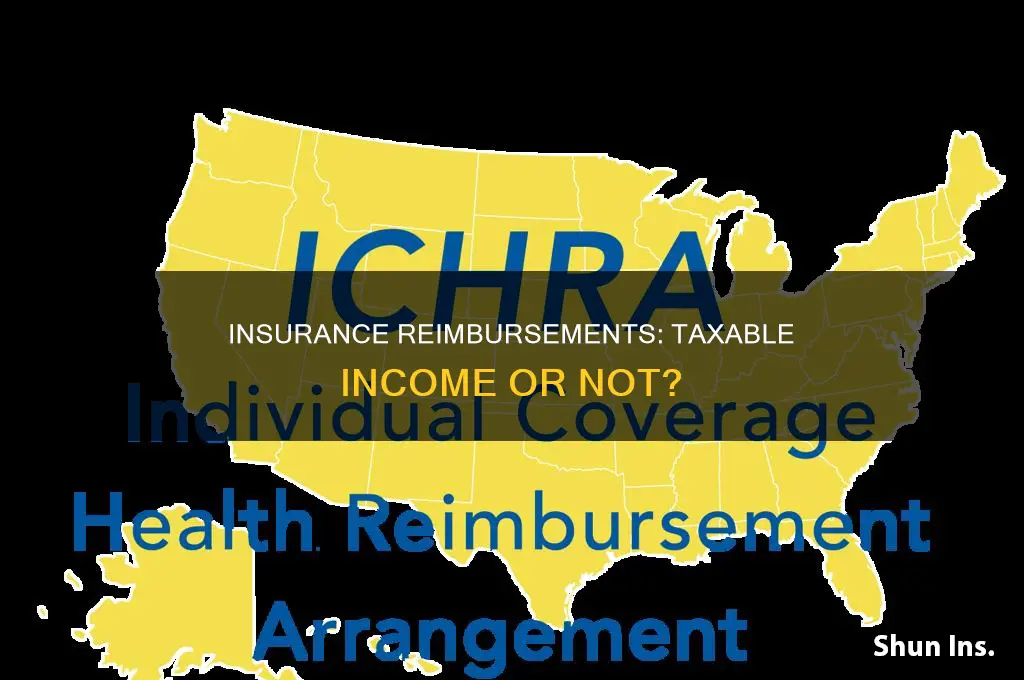 are insurance reimbursements taxable income