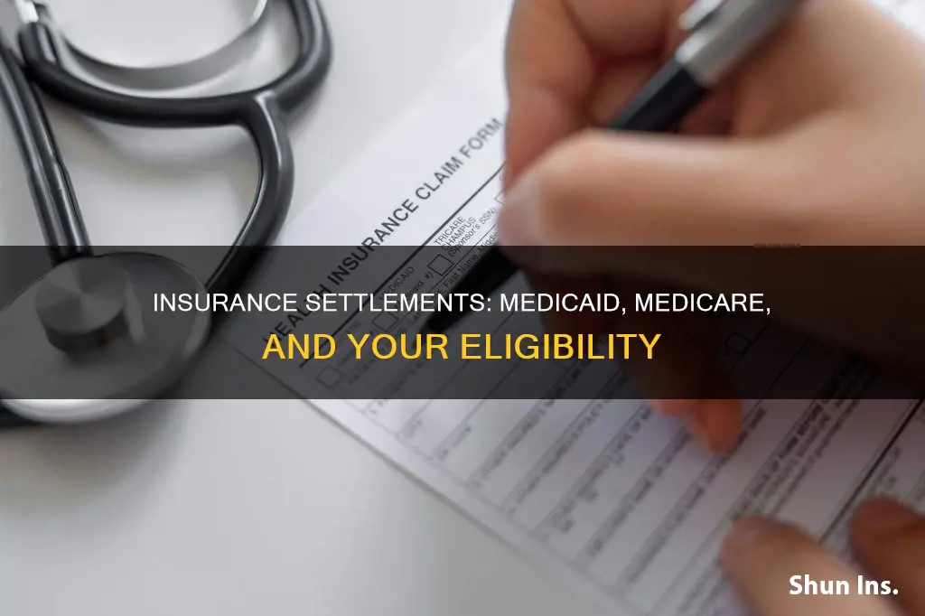 are insurance settlements excluded when applying for medicaid and medicare